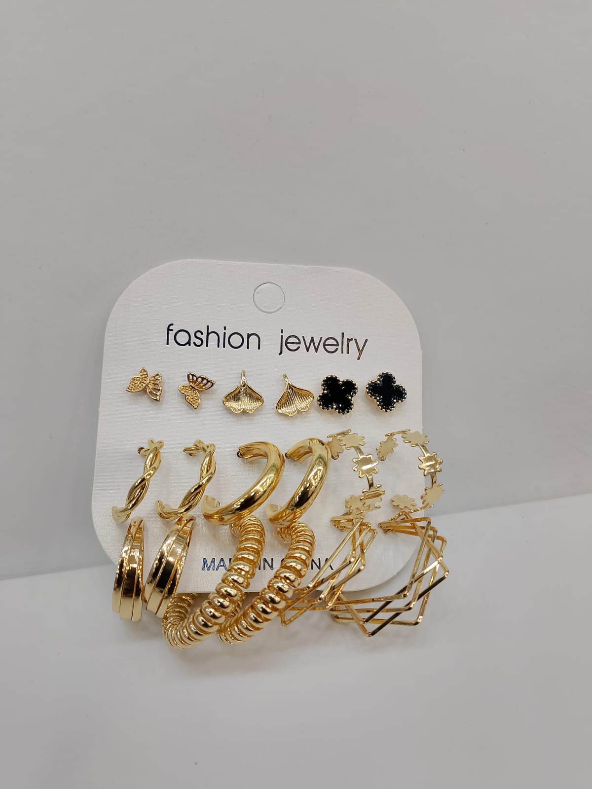 9-in-1 Gold Earring Glam