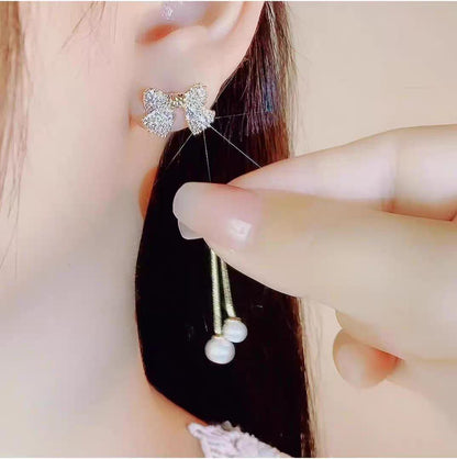 bow earrings