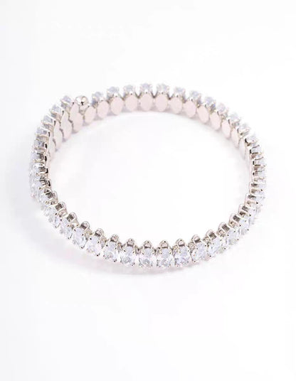 Crystal Glow Adjustable Bangle