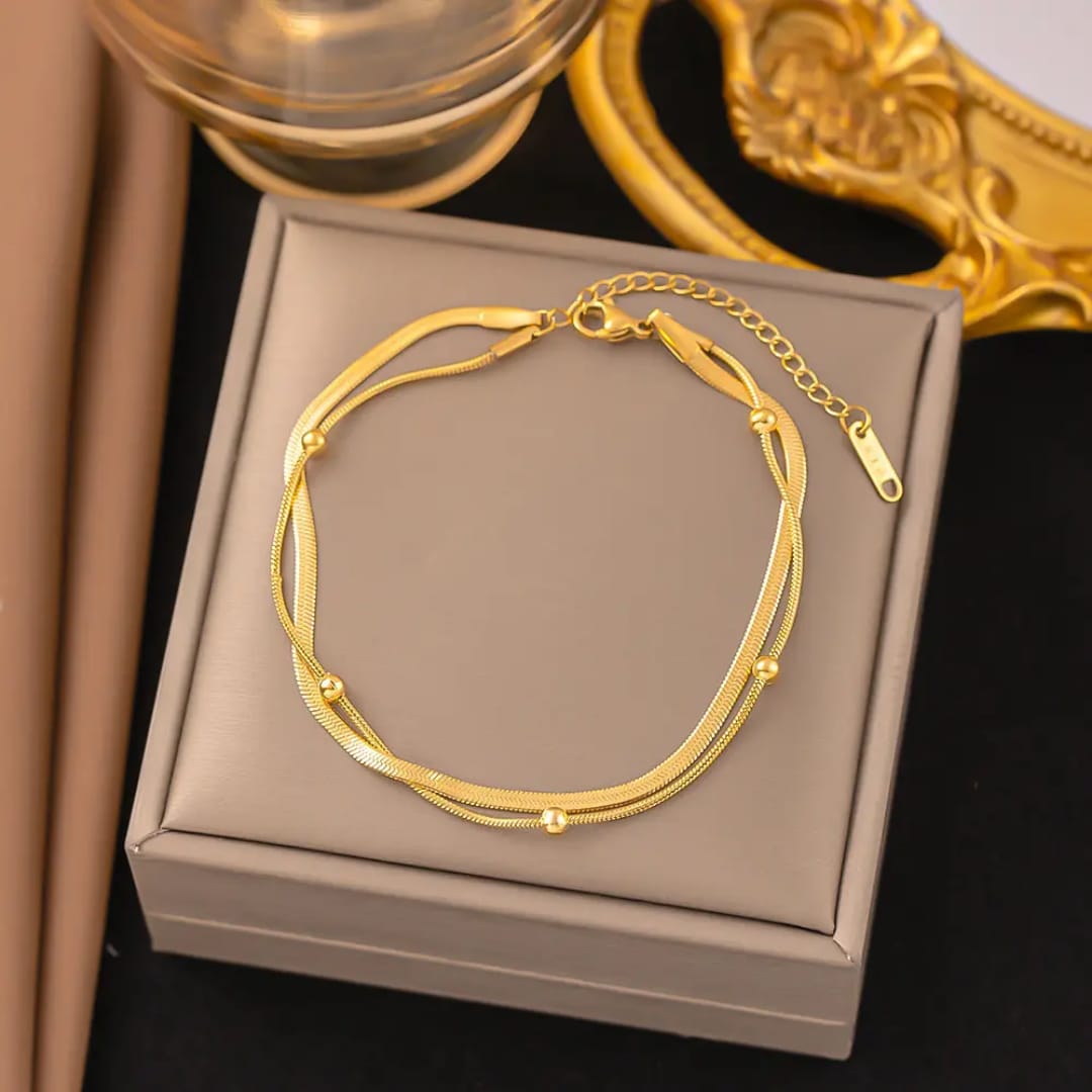 Elegant Gold Dual-Band Luxury