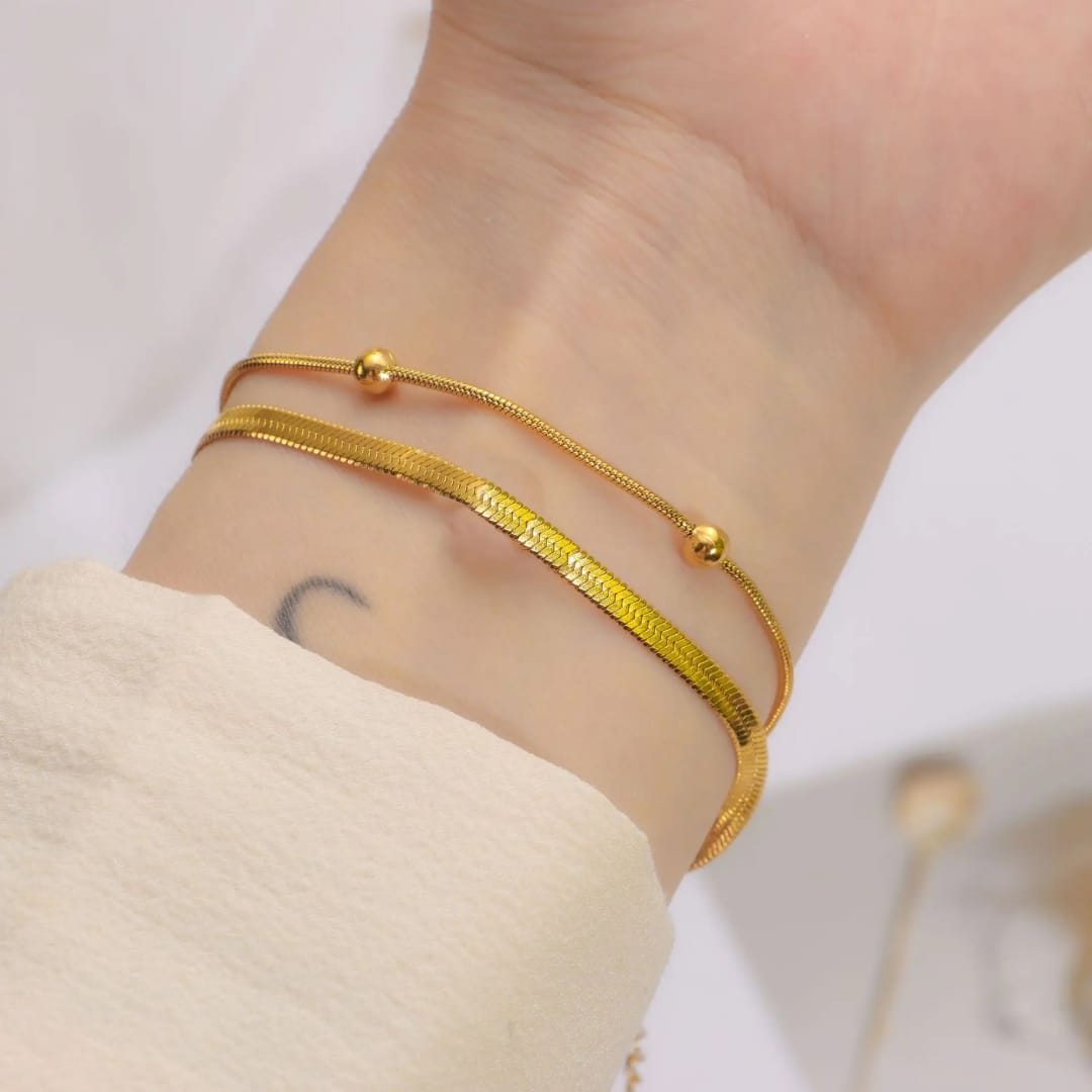 Elegant Gold Dual-Band Luxury